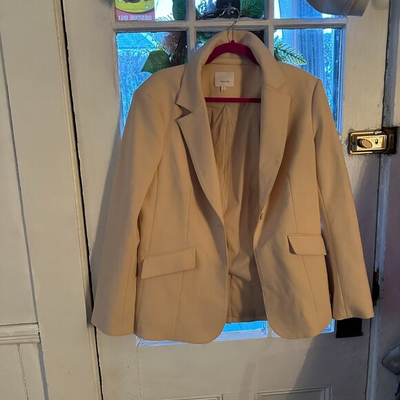 Cinq A Sept Kym Zipper Sleeve Blazer Jacket size 12 - Picture 7 of 12